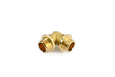 Угольник латунный с наружной резьбой Ду 25 (1") с бортом GENERAL FITTINGS