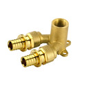 Угольник латунный двойной GOLDFIX 20x1/2"x20 со стенкой GENERAL FITTINGS