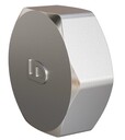Заглушка латунная никелированная с внутренней резьбой Ду 20 (3/4") LD