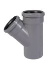Тройник ПП для внутренней канализации 45° Ду 125х110 OSTENDORF