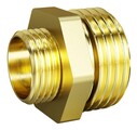 Ниппель латунный переходной с наружной резьбой Ду 25х15 (1"х1/2") LD