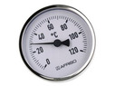 Термометр биметаллический BITh 80, 0-120 C° вкладка 40 мм 1/2" аксиальный AFRISO арт. 63806