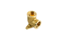 Угольник латунный установочный Ду 15 (1/2") с настенным креплением GENERAL FITTINGS