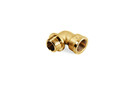 Угольник латунный с внутренней/наружной резьбой Ду 20 (3/4") с бортом GENERAL FITTINGS