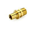Соединитель латунный двойной прямой GOLDFIX НР 20х1/2" GENERAL FITTINGS